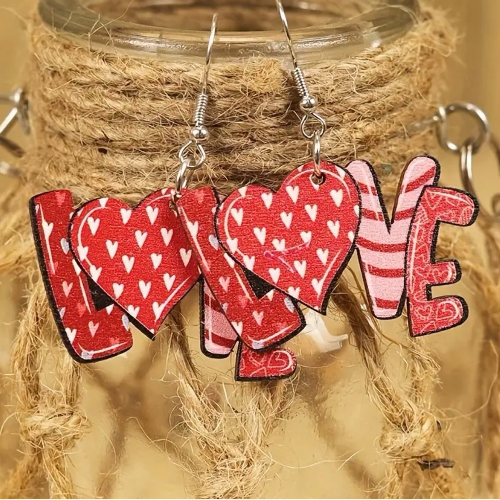 Valentine earrings
